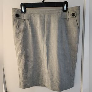 NWOT Gray Check Mexx Skirt Size UK12